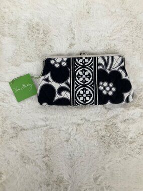 Vera Bradley Night & Day Quilted Retired Wallet Clutch Double Kisslock New 8.5x5
